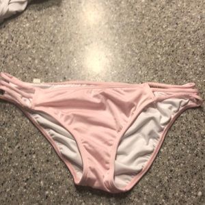 Pale pink VS strappy bikini bottom!